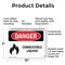 Signmission Combustible Liquids Danger Sign, Plastic, 10in W x 7in L, 2PK OS-2PACK-DS-P-710-L-2002 - alternate 7